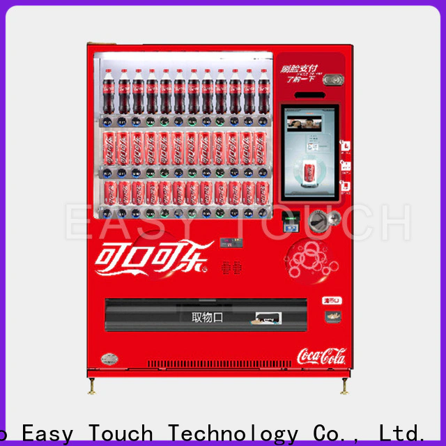 Easy Touch coca cola vending machine one-stop services for wholesale